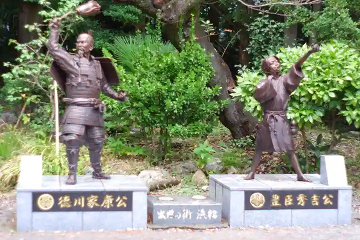 元城町東照宮の像