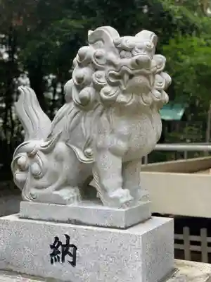鎌田神明宮の狛犬