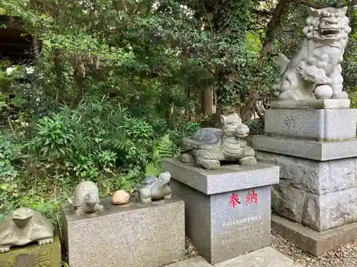 柴崎神社の狛犬