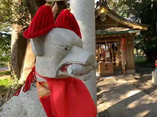 息栖神社の狛犬