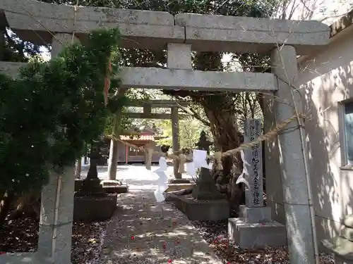 那須加美乃金子神社の鳥居