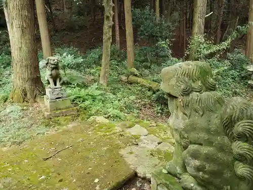 上堂神社の狛犬