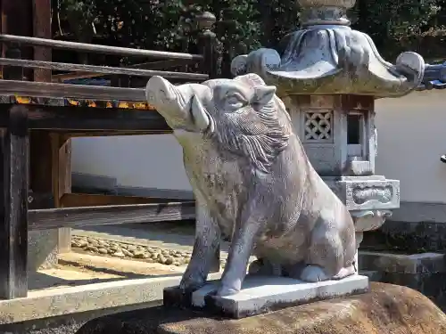 和氣神社（和気神社）の狛犬