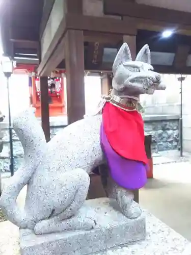 朝日神社の狛犬