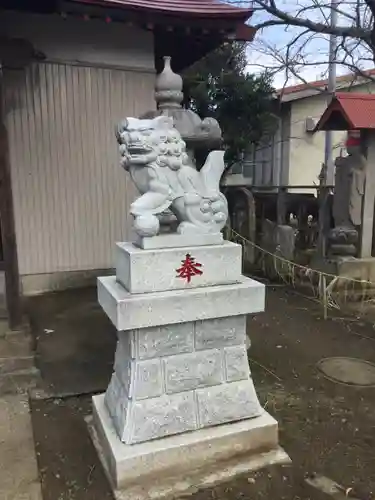 八幡神社の狛犬