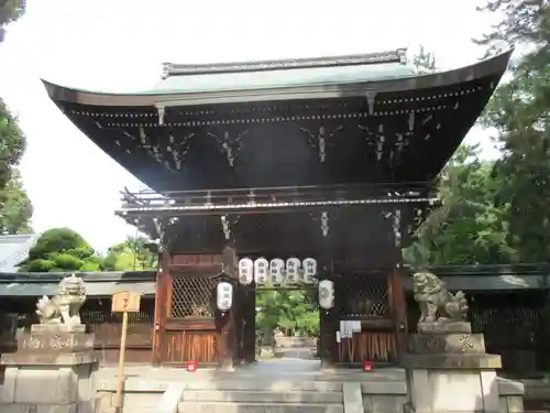 御霊神社（上御霊神社）の山門・神門