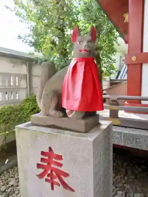 三河稲荷神社の狛犬