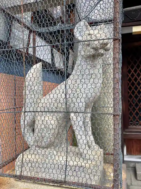 三森稲荷大神の狛犬