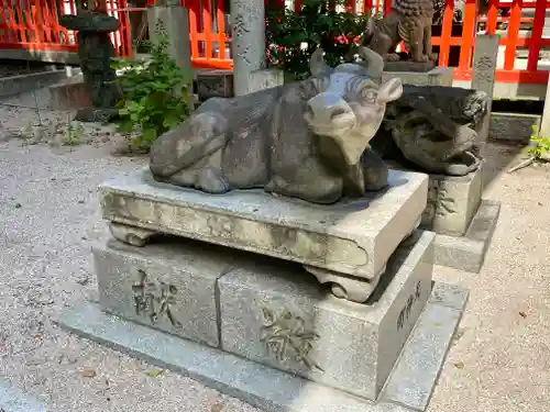 水鏡天満宮の狛犬