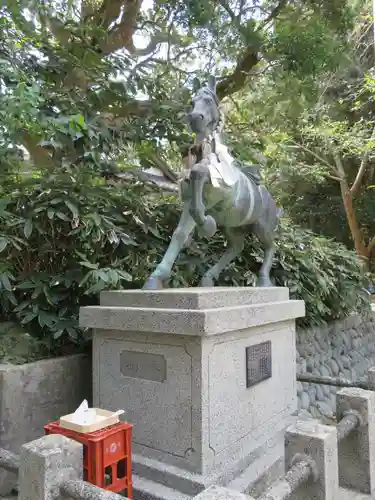 白羽神社の狛犬