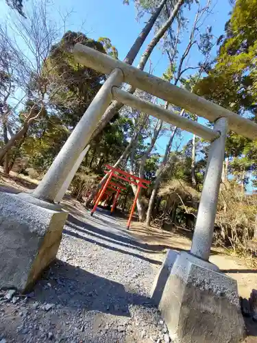 茶釜稲荷神社の鳥居