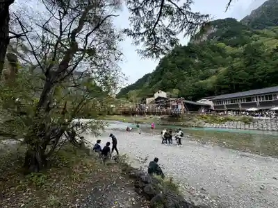 穂高神社奥宮の周辺
