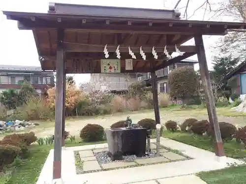 姫宮神社の手水