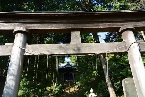 西八朔杉山神社の鳥居