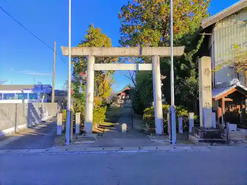 神明社（桜方）の鳥居