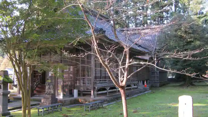 越後國二宮 二田物部神社の本殿・本堂
