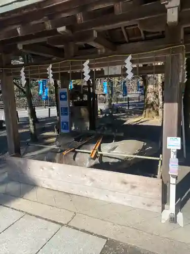 丹生川上神社（中社）の手水舎