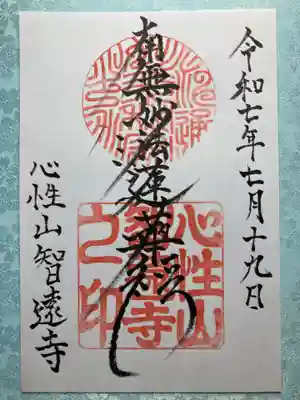 智遠寺の御朱印