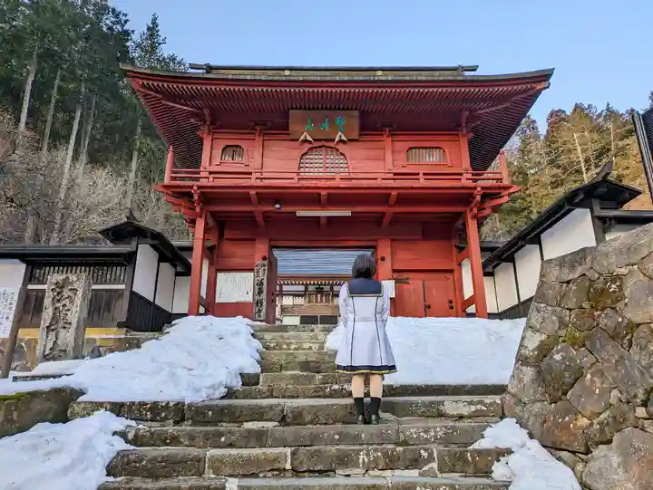 法華寺の山門・神門