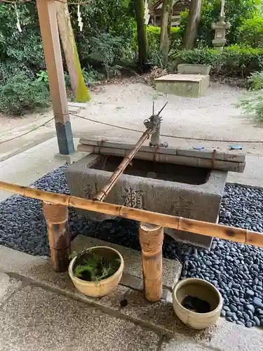 廣瀬大社の手水舎