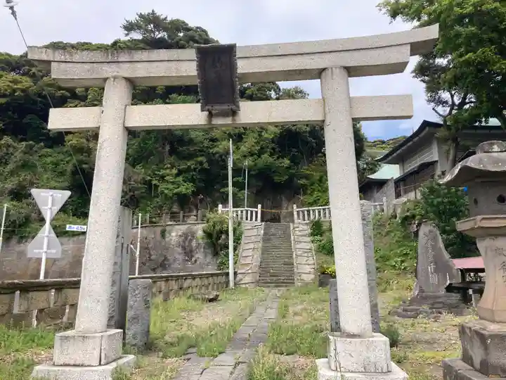 龍口明神社(元宮)の鳥居