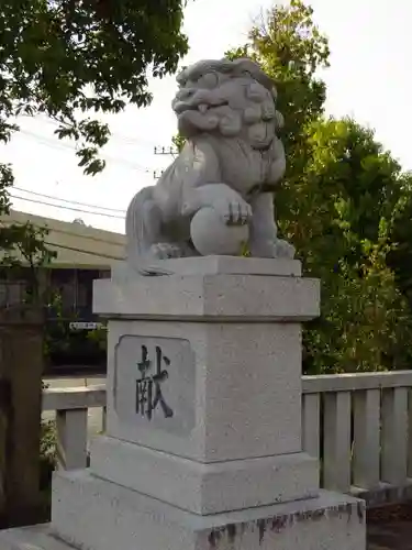 廣瀬神社の狛犬