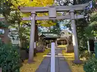 奥澤神社の鳥居