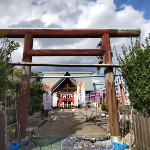 七重浜海津見神社の鳥居