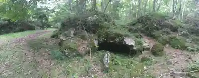胎内神社の庭園
