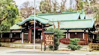 白金氷川神社の本殿・本堂
