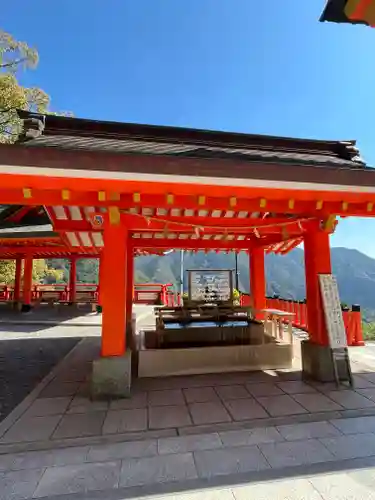 熊野那智大社の手水舎