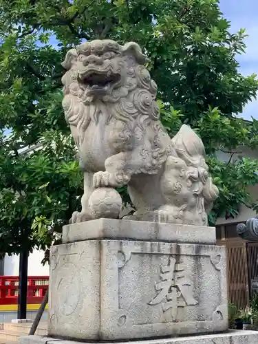 潮田神社の狛犬