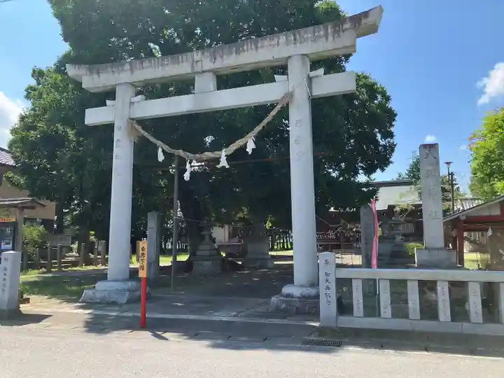 島田八坂神社の鳥居
