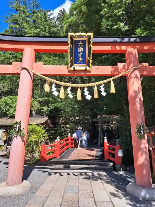 天河大辨財天社の鳥居