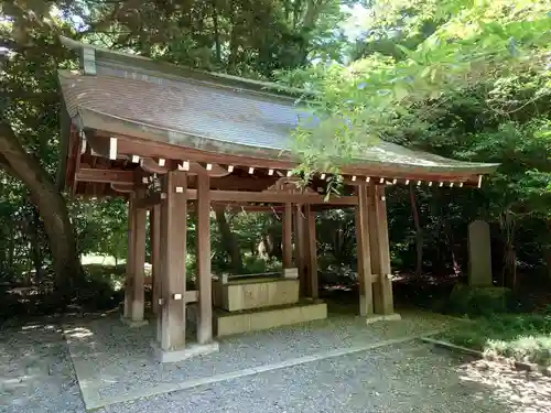 栃木縣護國神社の手水舎