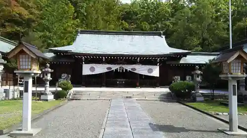 山梨縣護國神社の本殿