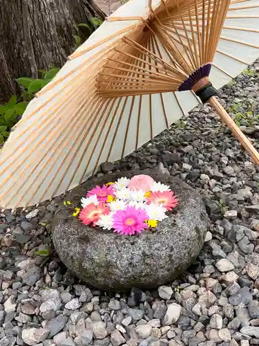 帯廣神社の手水