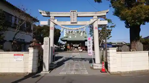 菖蒲神社の鳥居