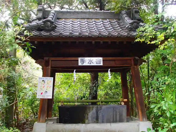 忍 諏訪神社・東照宮 の手水舎