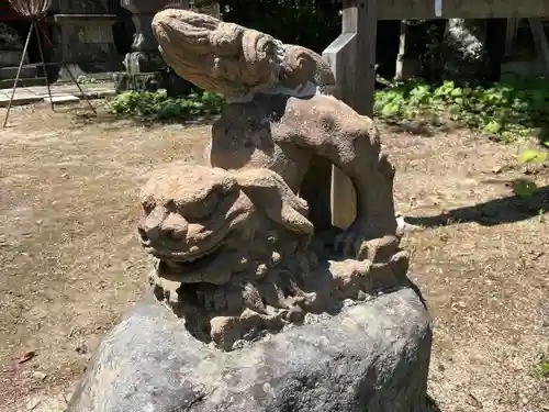 刈田嶺神社の狛犬