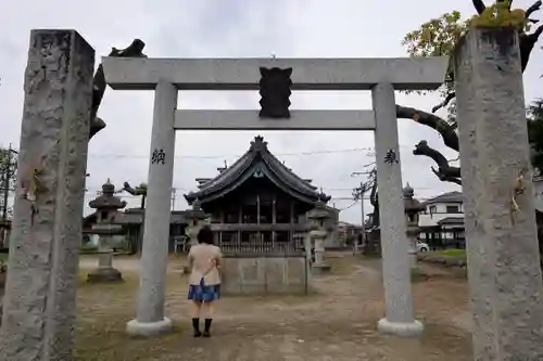 神明社（曽本神明社）の鳥居