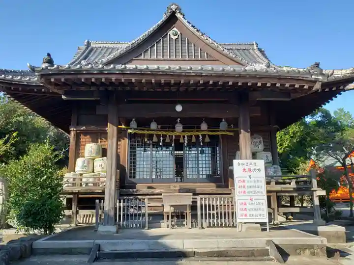 三笠神社の本殿・本堂