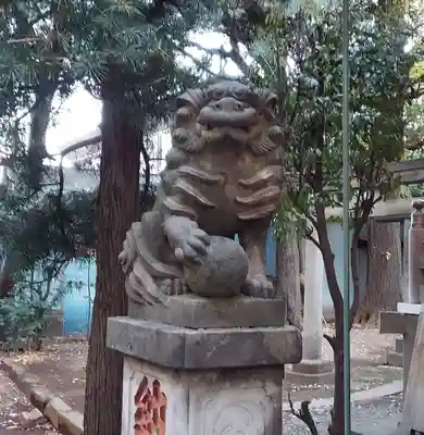 上目黒氷川神社の狛犬