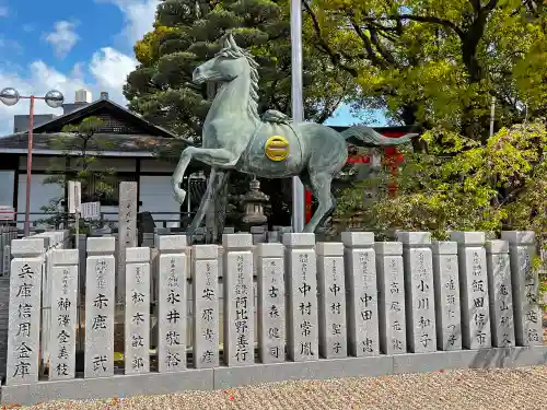 射楯兵主神社の狛犬