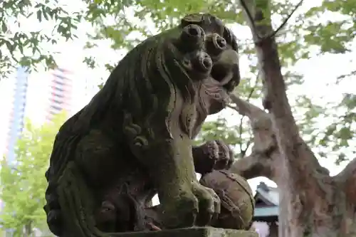 阿邪訶根神社の狛犬