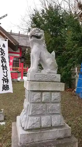 潮見ヶ岡神社の狛犬