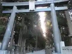 北口本宮冨士浅間神社の鳥居