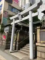 高山稲荷神社(旧鎮座地)の鳥居