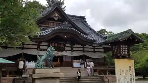 尾山神社の本殿・本堂