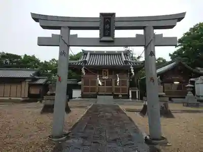 八幡社(東尾八幡社)の鳥居